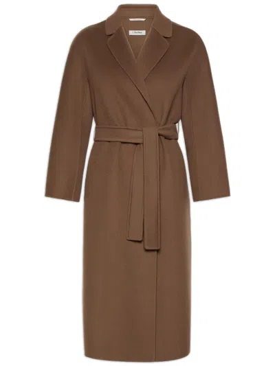 S Max Mara Max Mara S Mud Wool Esturia Coat In Brown