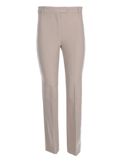 's Max Mara Fatina Pleat Detailed Slim Fit Trousers In Grey