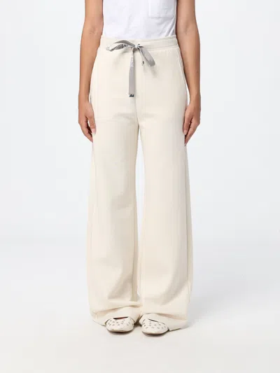's Max Mara High-waisted Jersey Joggers With Drawstring In Neutral