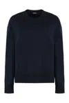 S Max Mara Irlanda Wool And Cashmere Sweater In Blue
