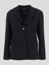 S Max Mara Undici Single-breasted V-neck Blazer In Multicolor
