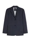 S Max Mara Derna Jacket In Blu Marino