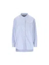 S Max Mara Giose Striped Buttoned Shirt In Blue
