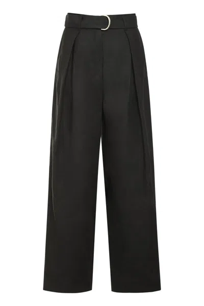 'S MAX MARA 'S MAX MARA JANE LINEN WIDE LEG TROUSERS