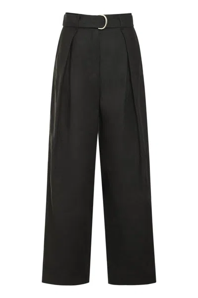 'S MAX MARA 'S MAX MARA JANE LINEN WIDE LEG TROUSERS
