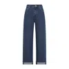 S Max Mara Eles Straight Leg Jeans In Blue