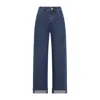 S Max Mara Eles Straight Leg Jeans In Blue