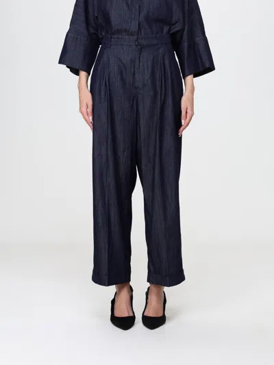 S Max Mara ' Jeans Woman Color Denim In Black