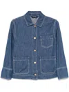 S Max Mara Giulietta Buttoned Denim Jacket