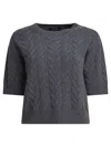 S Max Mara Dominus Cable Knit Sweater