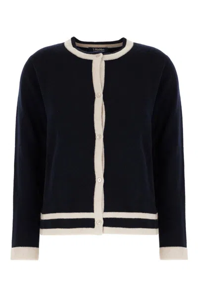 's Max Mara Knitwear In Ice Blue Stripe