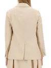 S Max Mara "laura" Jacket In Neutral