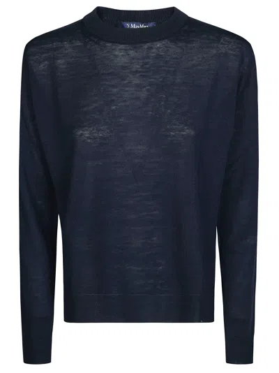 's Max Mara Lightweight Women's Sweater For Ss26 In Blu