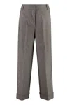 S Max Mara Lilly Wide-leg Trousers In Beige