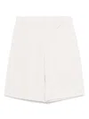 's Max Mara S Max Mara Linen And Cotton Blend Bermuda Shorts In Beige
