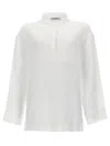 S Max Mara Camicia In Puro Lino In White