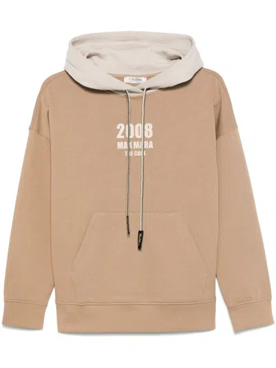 S MAX MARA 'S MAX MARA LOGO COTTON HOODIE