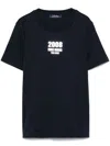 S Max Mara ' Logo Cotton T-shirt In Blue