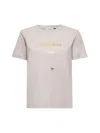 S Max Mara Quiet Crew-neck Short-sleeved T-shirt In Beige