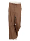 S Max Mara ' Floria Flannel Jogging Trousers In Brown