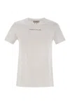 S Max Mara Lusso Crewneck Short-sleeved T-shirt In White