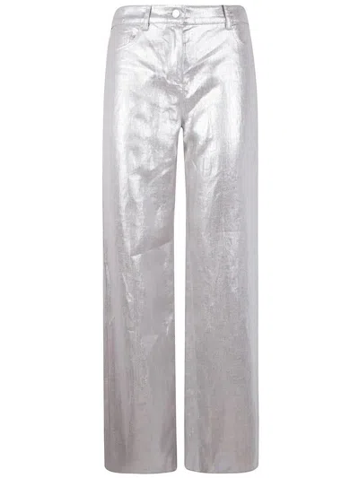 'S MAX MARA 'S MAX MARA MALIKA SILVER TROUSERS
