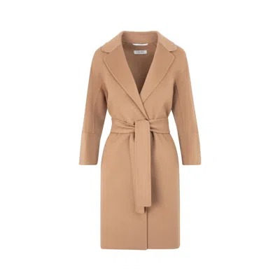 S Max Mara Coat  Woman In Beige