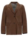 S Max Mara Giacca Anfora In Brown