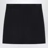 S Max Mara ' Mini Skirt In Midnight In Black