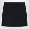 S Max Mara ' Mini Skirt In Midnight In Black