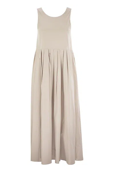 S MAX MARA 'S MAX MARA MOIRA - POPLIN SLEEVELESS DRESS