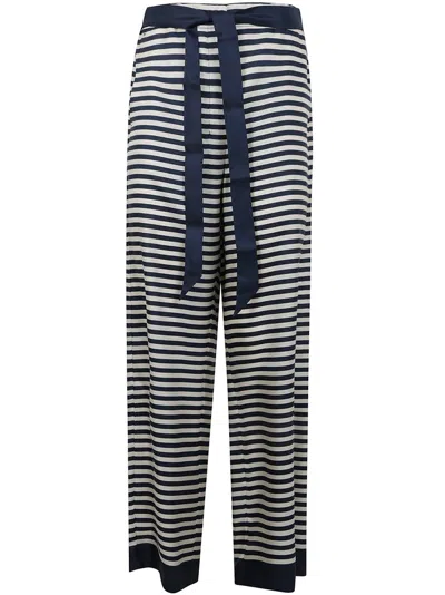 's Max Mara Nine Silk Trousers In Multi