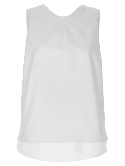 's Max Mara Ofelia Crewneck Sleeveless Top In White