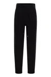 S Max Mara Opera Wool And Cashmere Trousers In Black