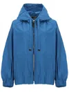 S Max Mara Oversized Short Coat In Blue