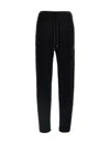 S Max Mara Elastic Waistband Ribbed Cuffs Trousers In Black