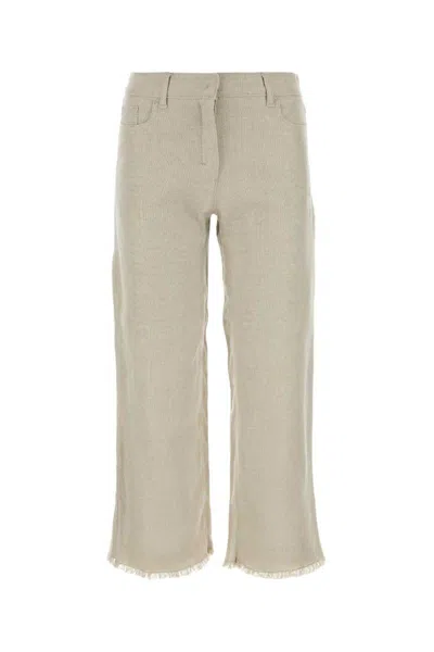 S Max Mara S Maxmara Pants In Beige O Tan