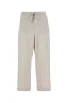 's Max Mara Drawstring Cropped Trousers In Grey