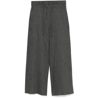 's Max Mara Cropped Trousers In Grey