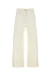S Max Mara White Stretch Denim Cervia Jeans In White