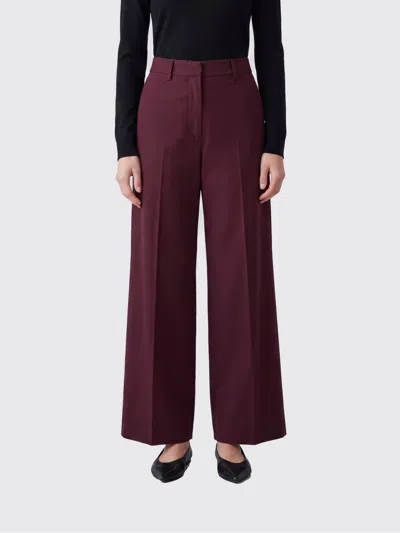 S Max Mara ' Pants Woman In Burgundy