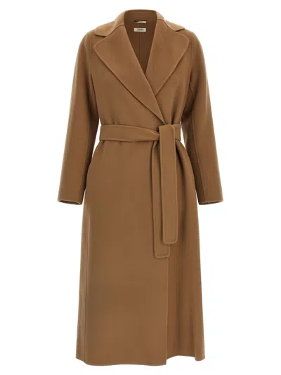 S Max Mara Polo Coat Poldo In Brown