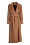S Max Mara Paolore Coat In Brown
