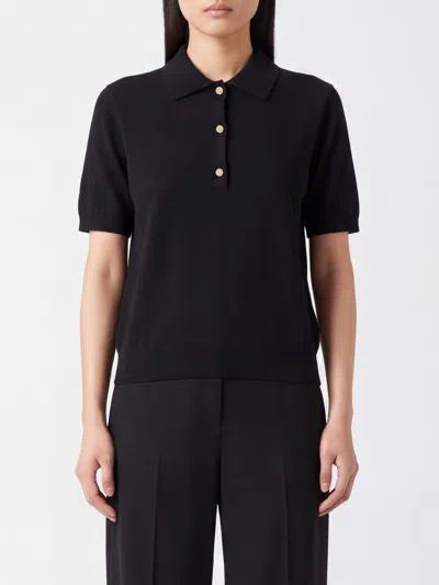 S Max Mara ' Polo Shirt Woman Color Black