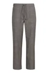 's Max Mara Prince-of-wales Checked Trousers In Grey