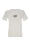 S Max Mara ' Quieto - Jersey T-shirt With Print In White