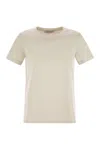 's Max Mara S Max Mara Reno Crew Neck Cotton T Shirt In Beige