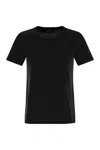's Max Mara S Max Mara Reno Crew Neck Cotton T Shirt In Black
