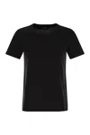 's Max Mara S Max Mara Reno Crew Neck Cotton T Shirt In Black