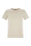 's Max Mara S Max Mara Reno Crew Neck Cotton T Shirt In Beige
